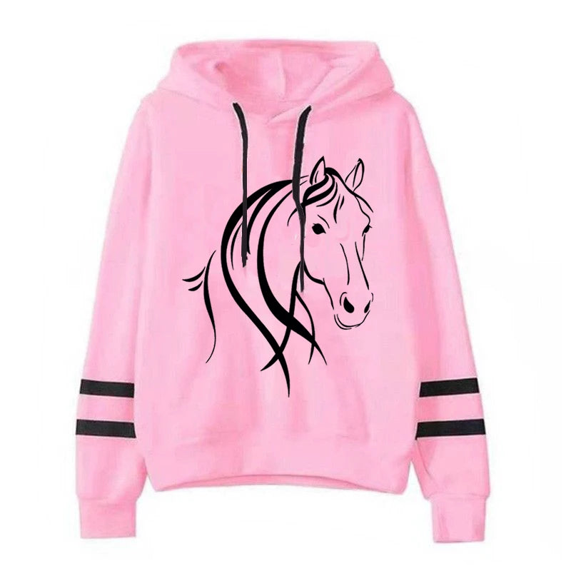 Women’s Clothing Horse Hoodies High Street wear