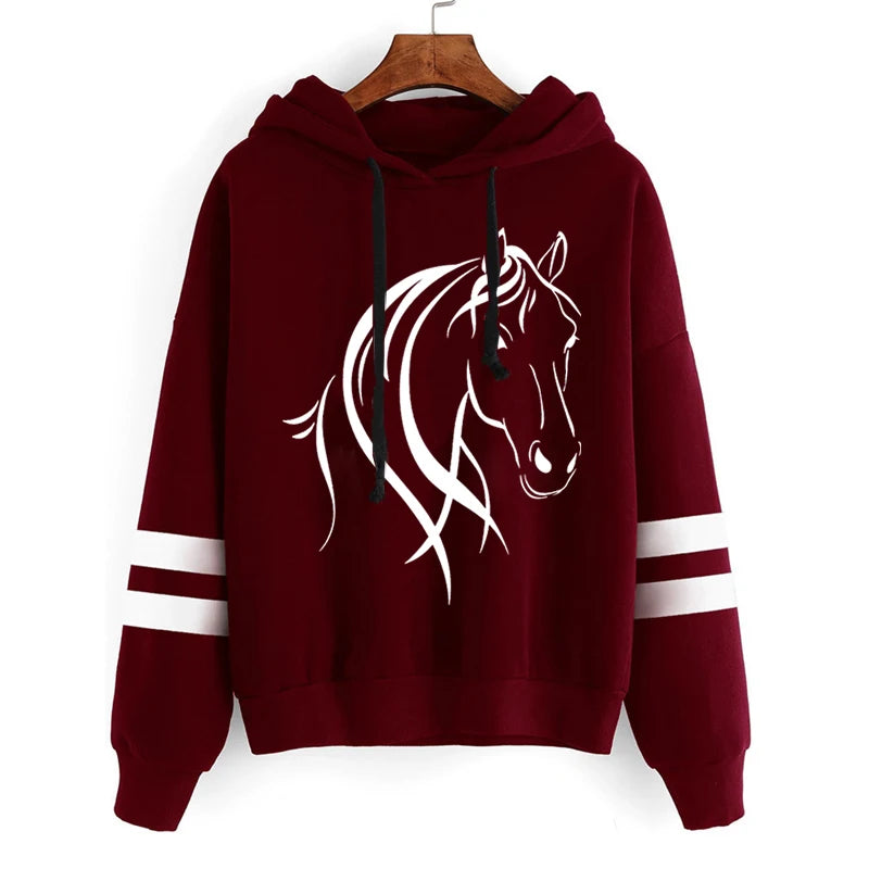 Women’s Clothing Horse Hoodies High Street wear