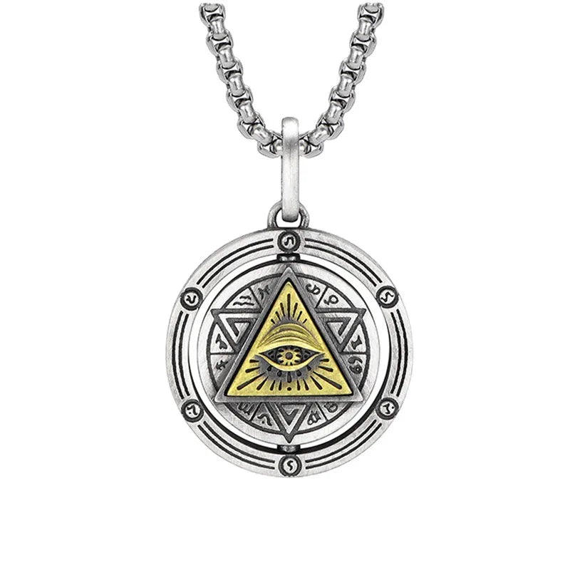 Eye of Horus Necklace Evil Eye Pendant Ancient Egypt Protection Necklace Jewelry Gift Men and Women Spiritual Amulets