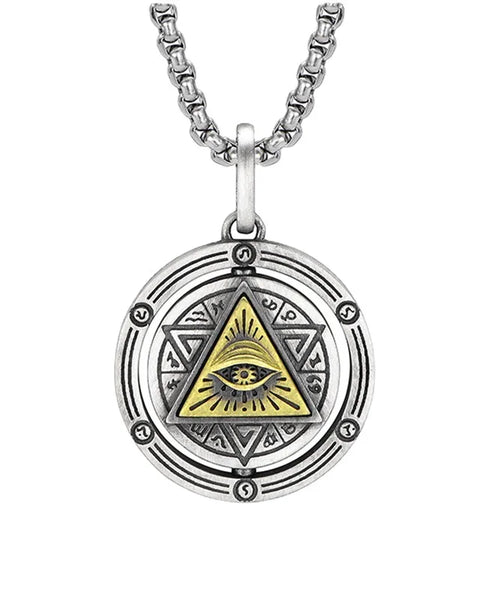 Eye of Horus Necklace Evil Eye Pendant Ancient Egypt Protection Necklace Jewelry Gift Men and Women Spiritual Amulets