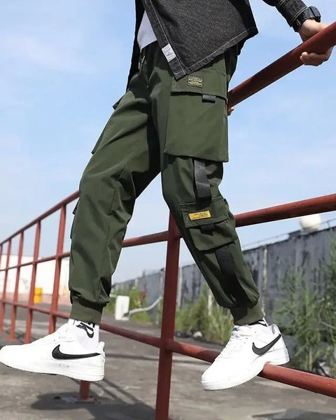 Men's Cargo Thin Style Loose-Fit Work Pants