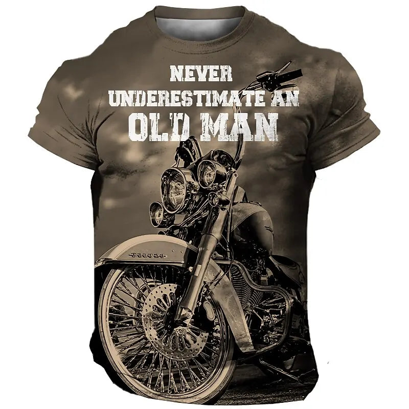 Vintage Biker Breathable Tees