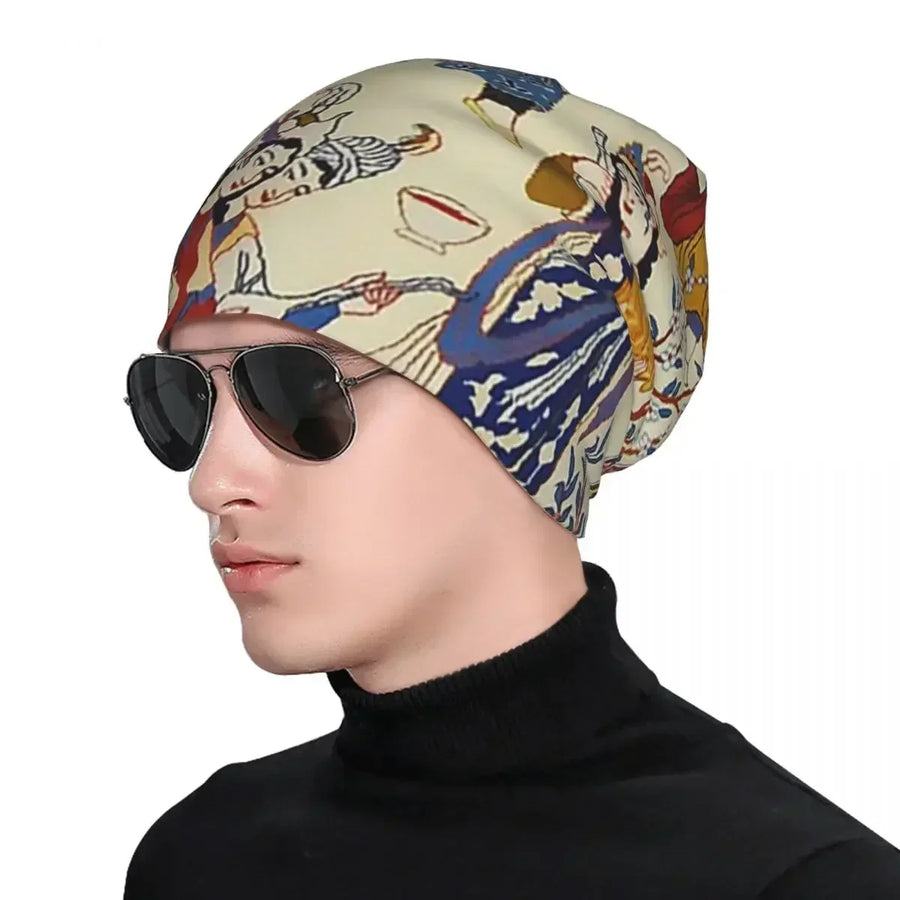 Antique Persian Isfahan Rug Print Unisex Adult Beanies