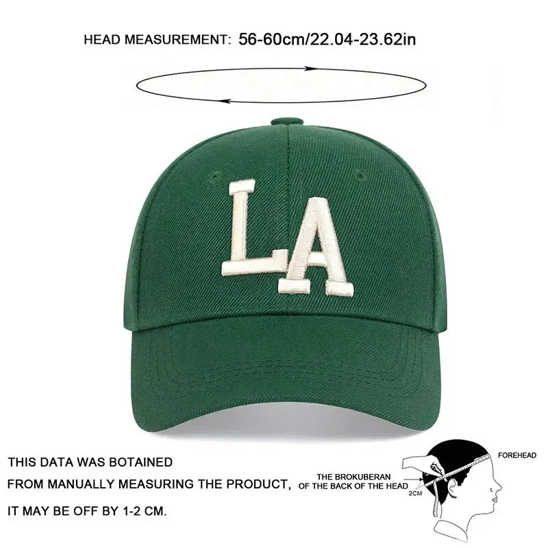 Fashion Cotton Baseball Cap Letter Embroidery Snapback Caps Men Women Letter Golf Hats Outdoor Sun Hats Adjustable Sports Caps