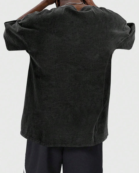 Three Days Grace T-shirt - Metal Band Shirt - Never Too Late vintage washed distressed batik thickened funny