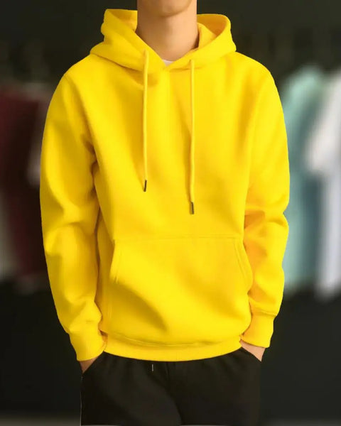 Male  Popular Warm Ribbed Bottom Hoodie Comfy Sweatshirt Hooded   for Dating