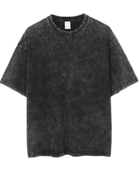 2025 Washed Vintage T-Shirts Street Hip Hop Retro Punk T Shirt women Harajuku Casual Cotton Short Sleeve Acid Wash TShirts top