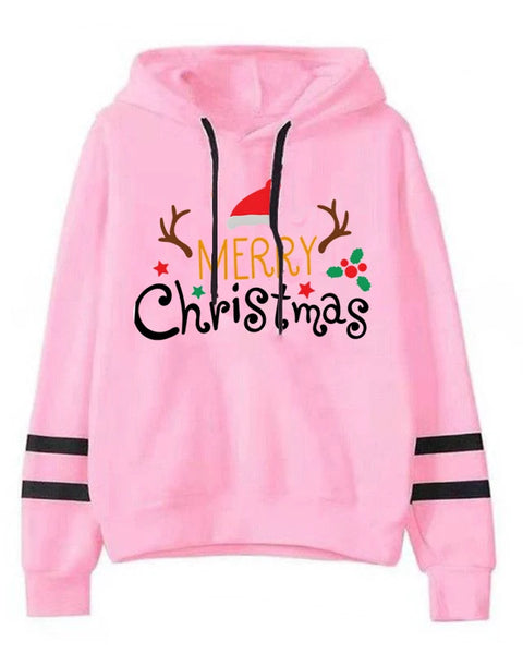 Winter Merry Christmas Sweatshirts Women's Hoodie