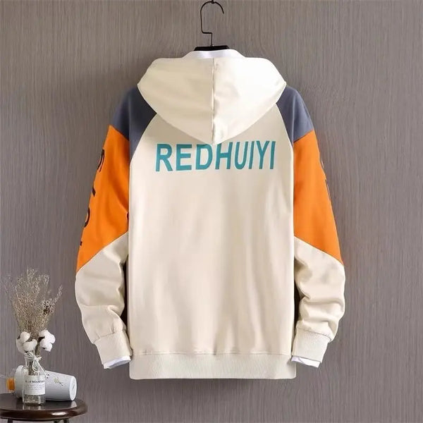 Autumn Men's  Retro Sleeve Hoodie