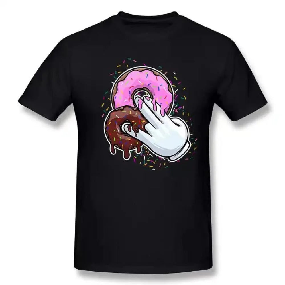 T-Shirts Pink Donut Graphic Tees