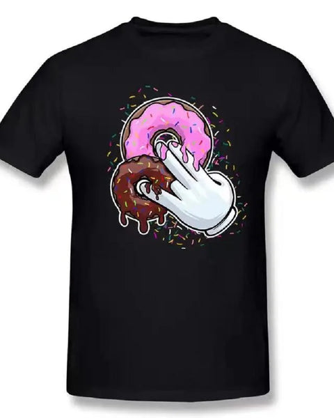 T-Shirts Pink Donut Graphic Tees