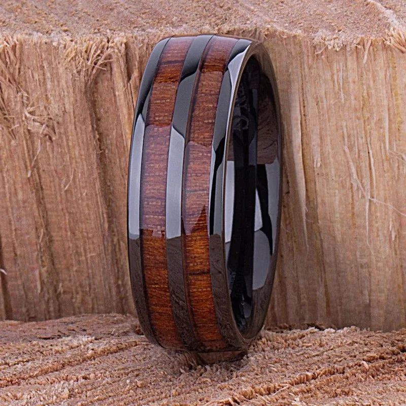 Koa Wood Rings