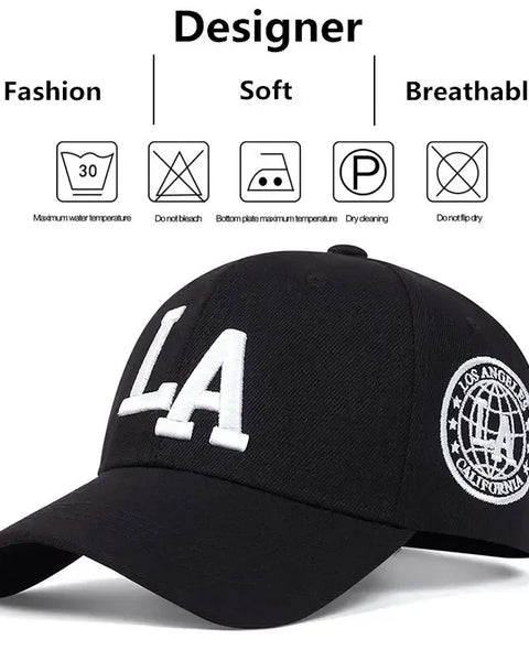 Fashion Cotton Baseball Cap Letter Embroidery Snapback Caps Men Women Letter Golf Hats Outdoor Sun Hats Adjustable Sports Caps