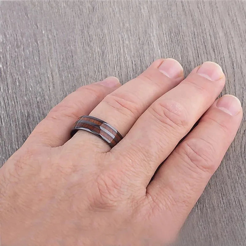 Koa Wood Rings