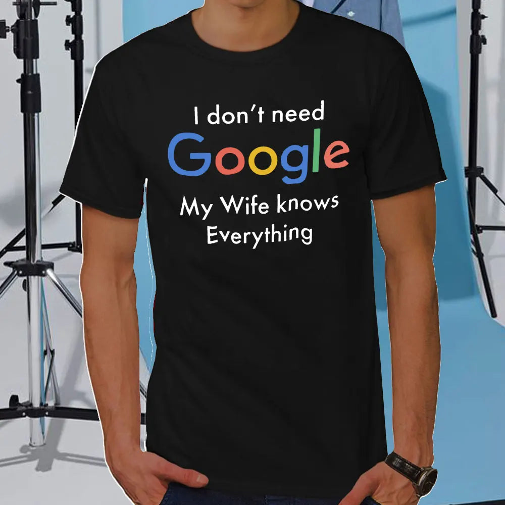 I DON'T NEED GOOGLE MY WIFE KNOWS EVERYTHING