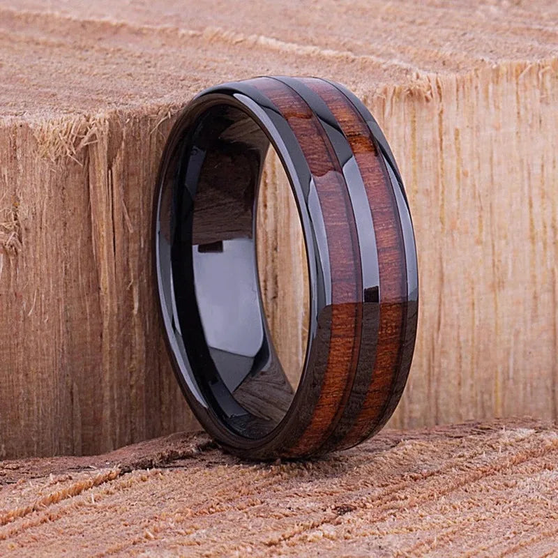 Koa Wood Rings