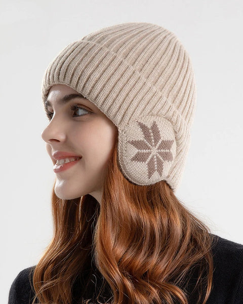 Winter  Warm Knitted Woolen Beanie  Plus Ear Protection