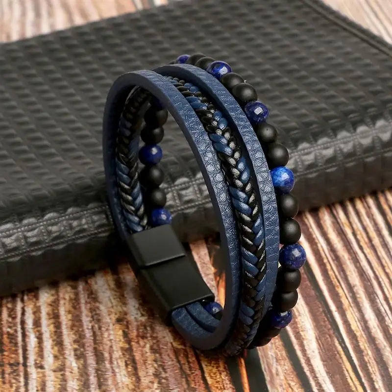 Tree of Life  Multi Layer Leather Bracelet For Men