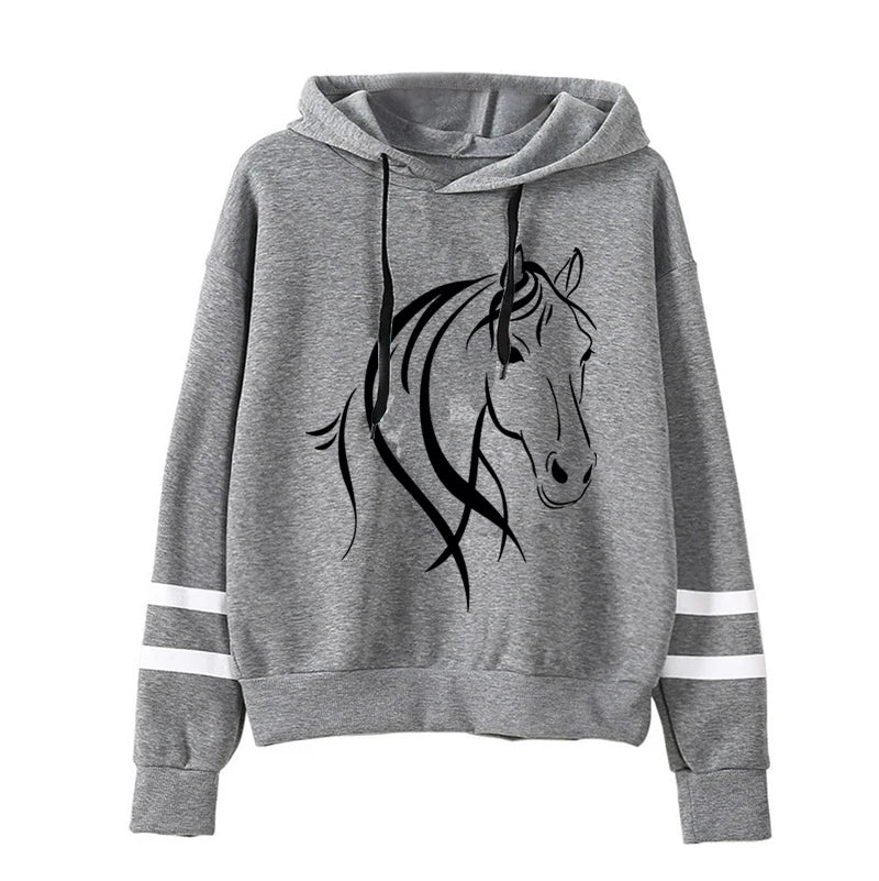 Women’s Clothing Horse Hoodies High Street wear