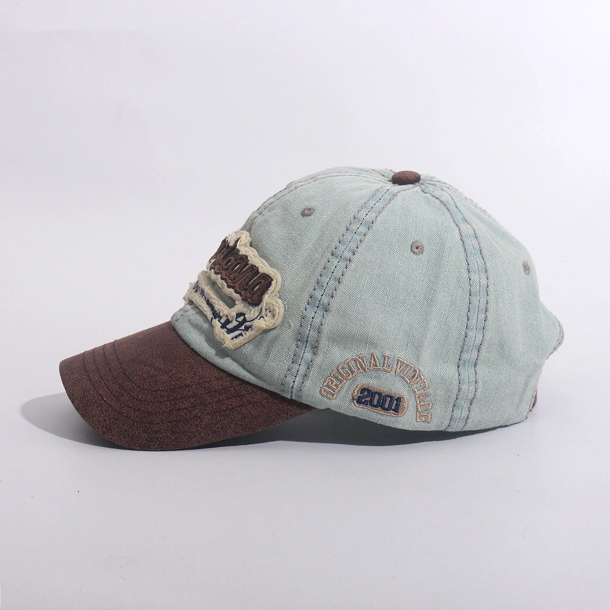 Unisex Washed Denim Baseball Cap