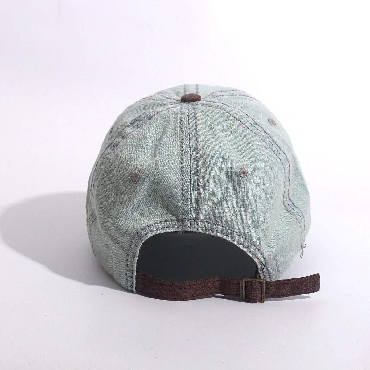 Unisex Washed Denim Baseball Cap