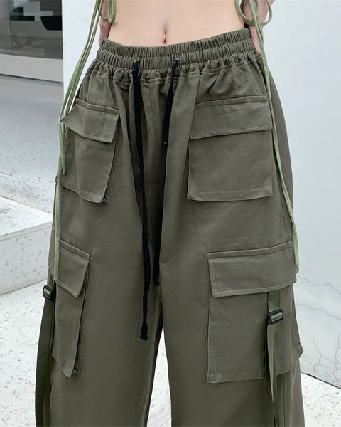 Cotton High Street Cargo Pants for Women  Hip-hop Cool Dances baggy outfits