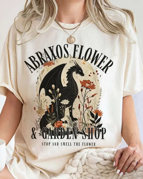 Retro Abraxos Flower Garden Club streetwear Comfort Shirt Oversized Y2K Graphic Tees