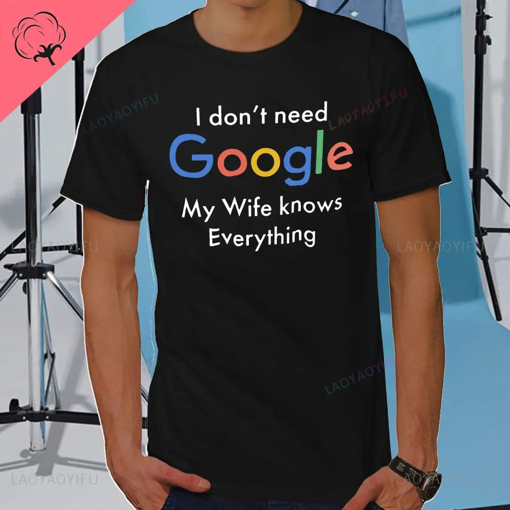 I DON'T NEED GOOGLE MY WIFE KNOWS EVERYTHING