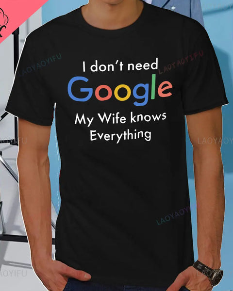 I DON'T NEED GOOGLE MY WIFE KNOWS EVERYTHING