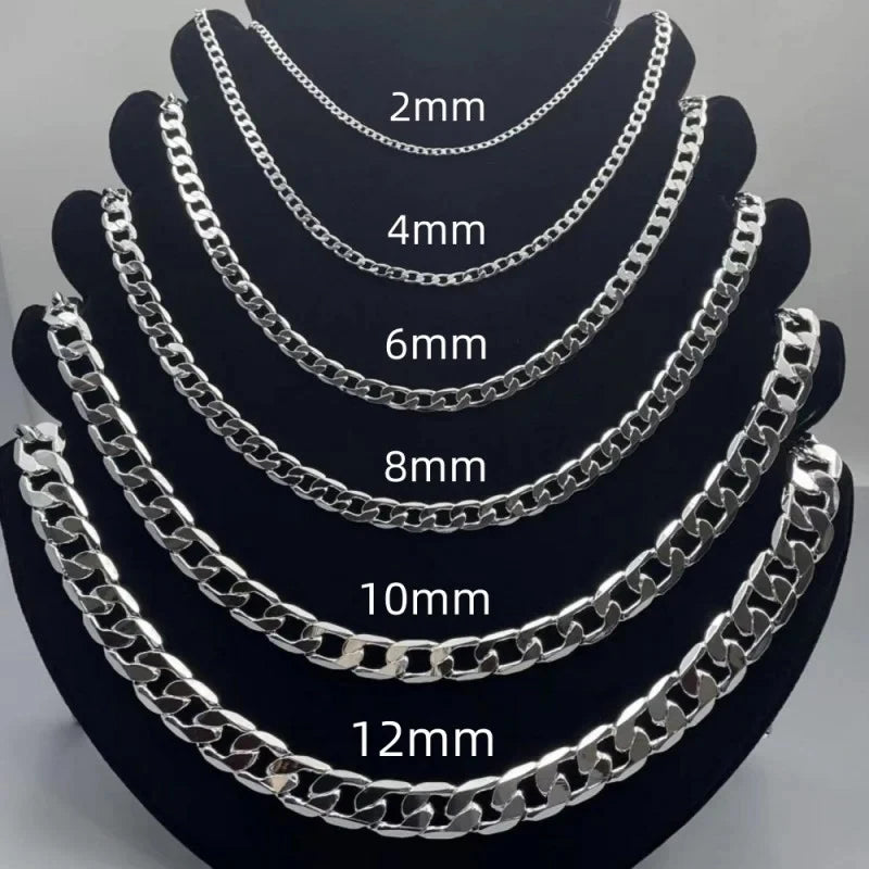 Men's 925 Sterling Silver Necklace