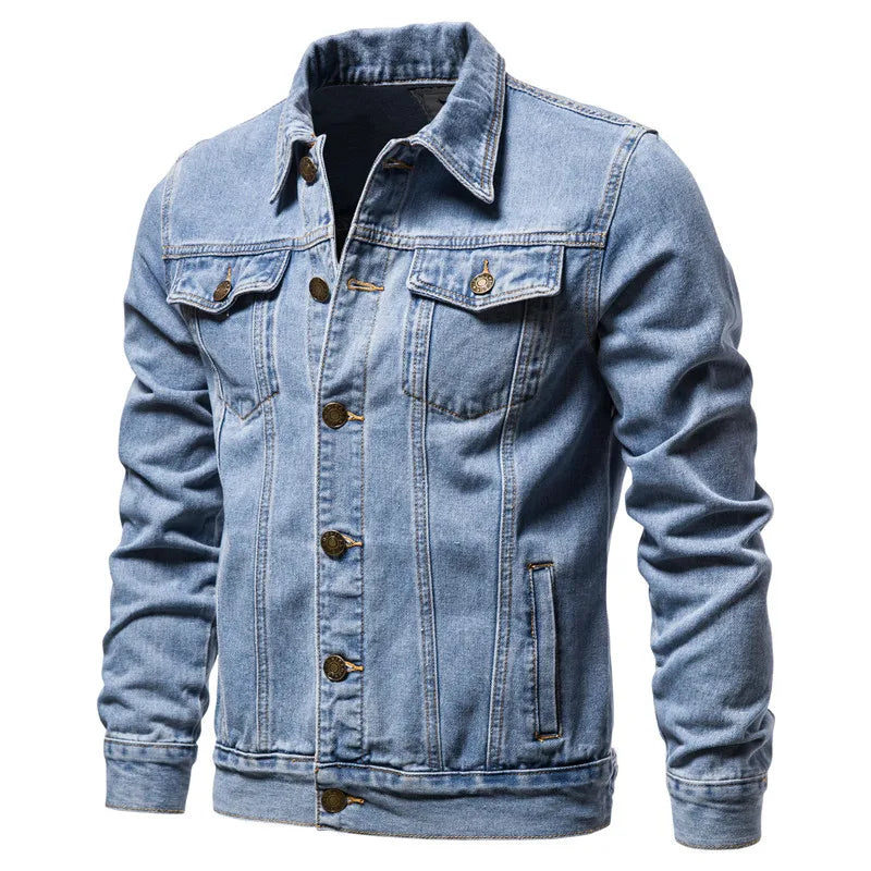 Men's  Outwear High Quality Denim Jacket