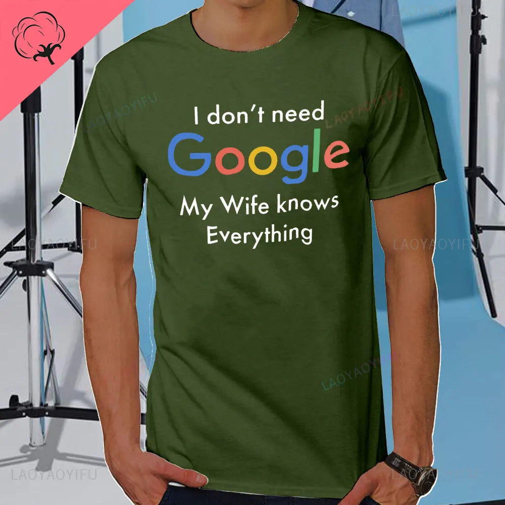 I DON'T NEED GOOGLE MY WIFE KNOWS EVERYTHING