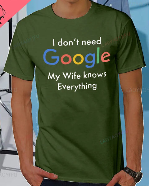 I DON'T NEED GOOGLE MY WIFE KNOWS EVERYTHING