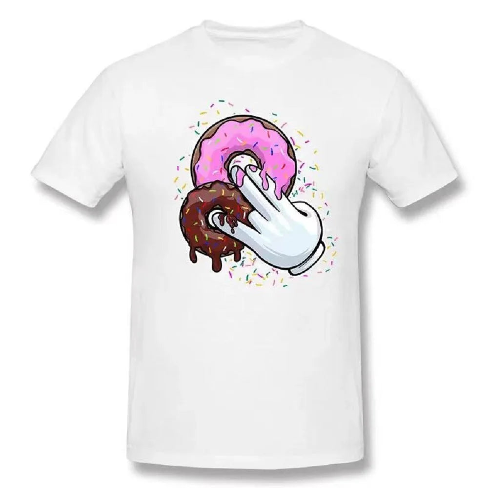 T-Shirts Pink Donut Graphic Tees