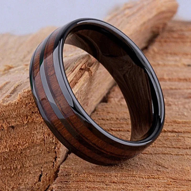 Koa Wood Rings