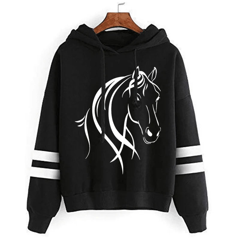 Women’s Clothing Horse Hoodies High Street wear