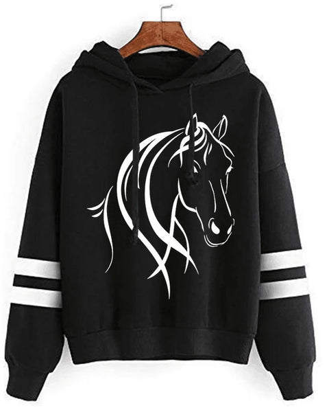 Women’s Clothing Horse Hoodies High Street wear