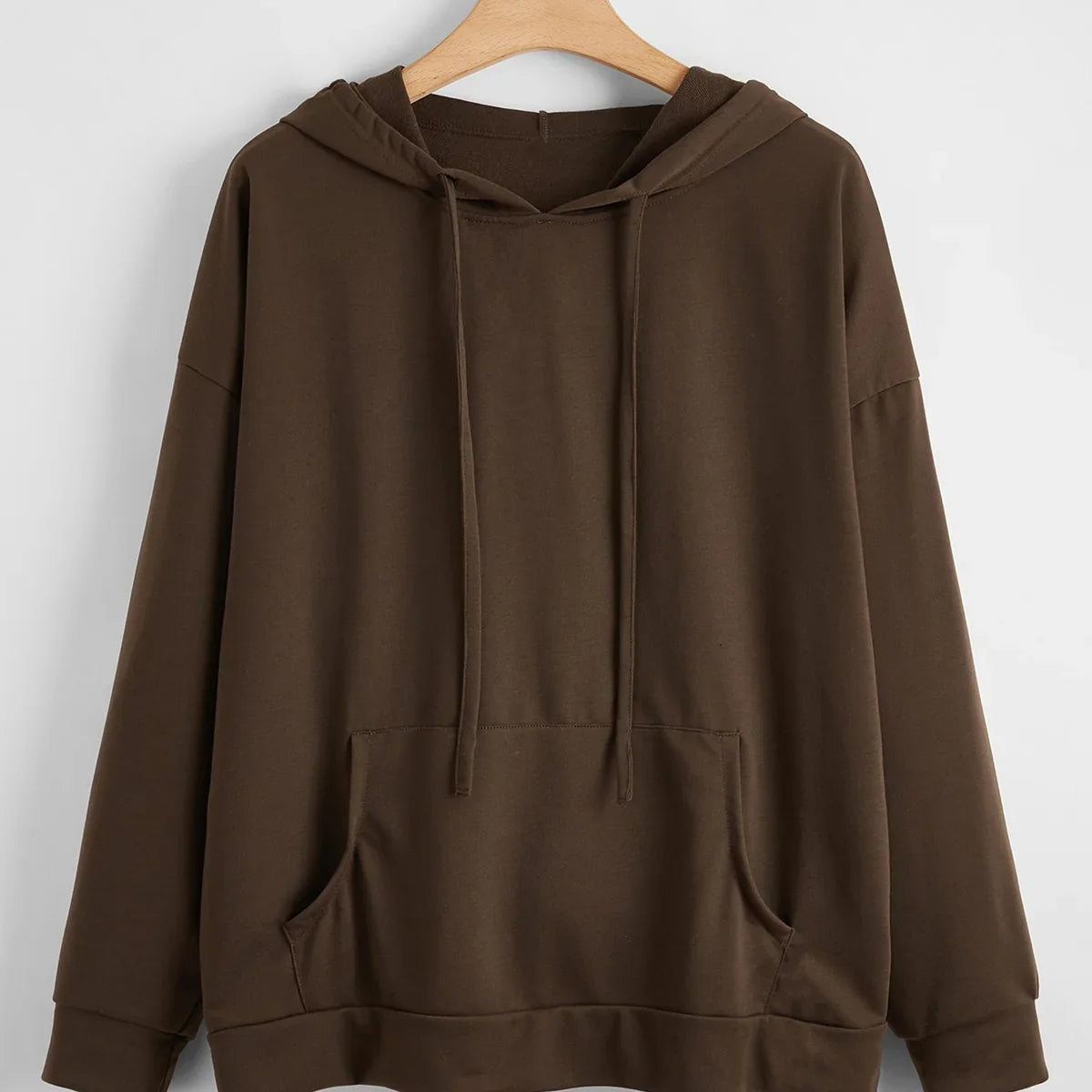 Women Pocket Front Knot Oversize hoodies