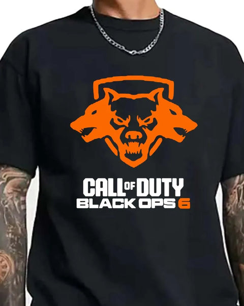 Call of Duty Black Ops 6 Tshirts Unisex Cotton Graphic Tee Shirt Vintage