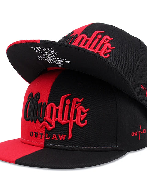 New Fashion Fastball CAP Thug life Embroidery Hip hop Baseball Cap Snapback Hat