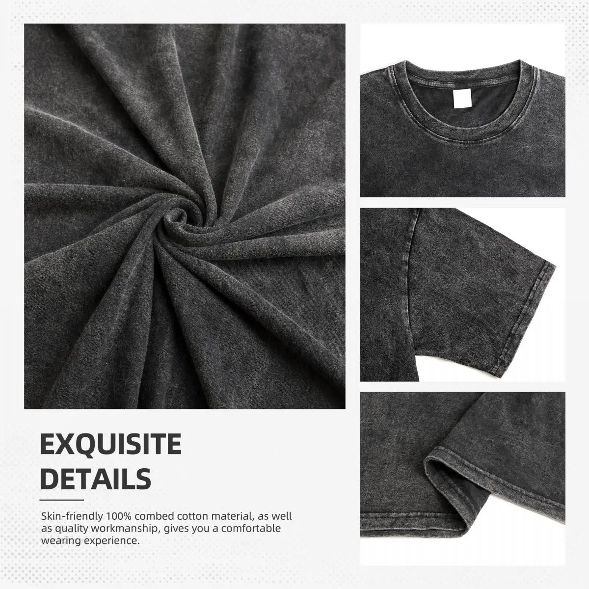 2024 New Alien Romulus Print Washed T Shirt Male Streetwear Casual T-Shirt Beach O Neck Leisure Tee Shirt Print Big Size Clothes