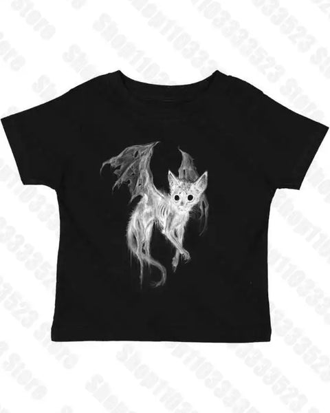 Slim Tops Streetwear Goth Short Sleeve Graphic T-shirts Y2K Clothes