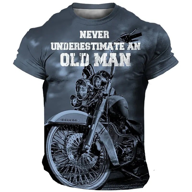 Vintage American Biker Breathable Tees