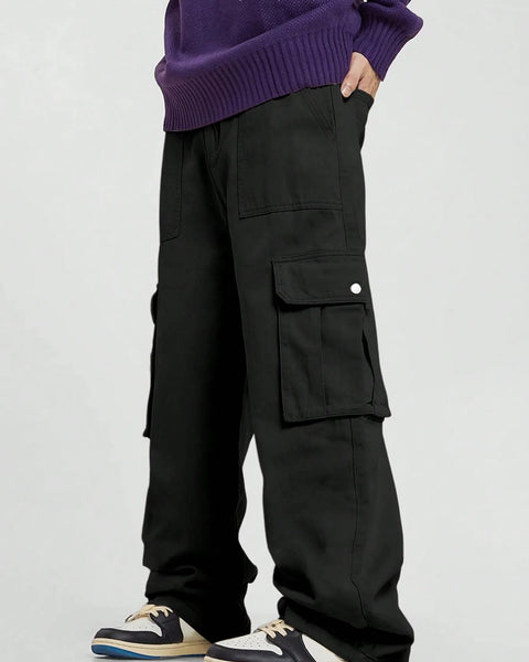 Men's Straight Loose Casual Outdoor  Cargo Pants