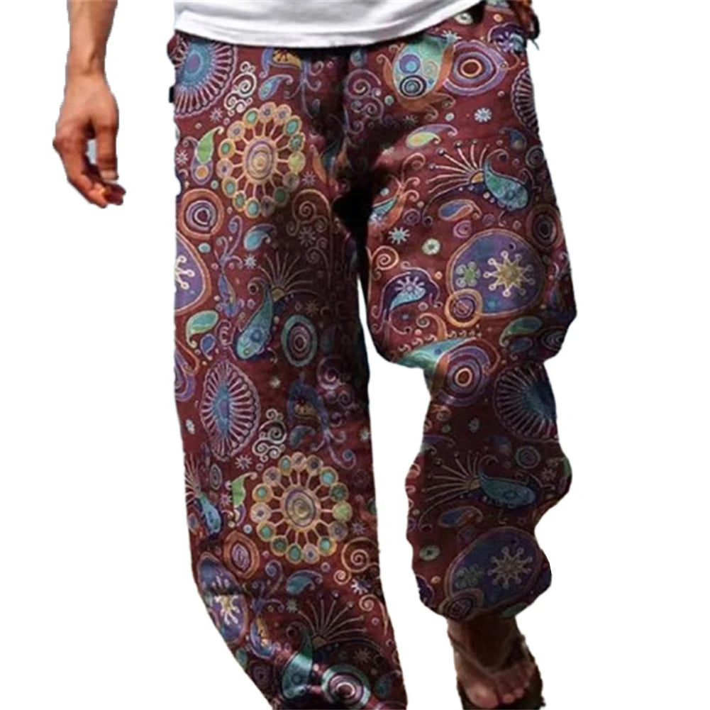 Men's Casual Beach  Baggy Harem Pants