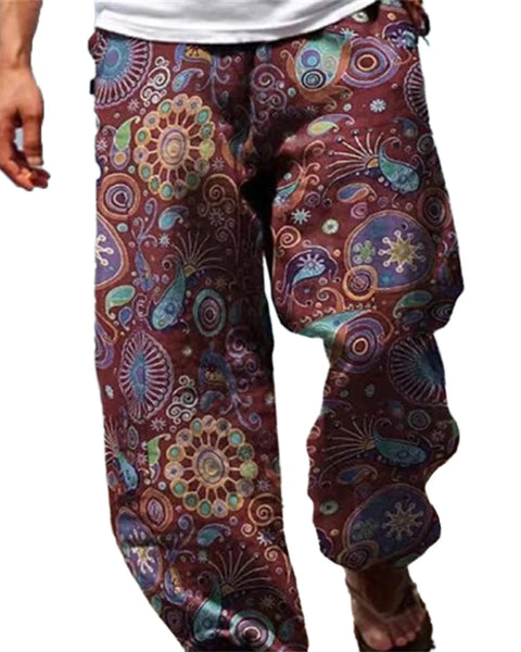 Men's Casual Beach  Baggy Harem Pants