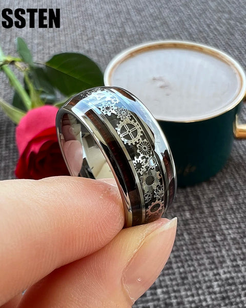 Cool Tungsten Wedding Band