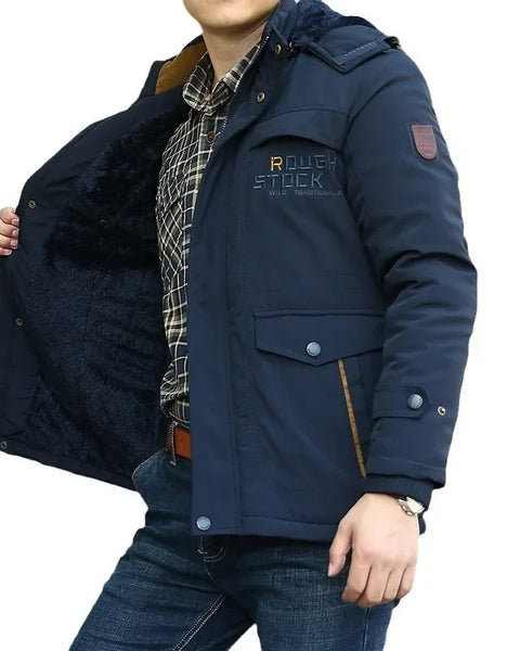 Leisure Winter Men's Windbreak Hooded Jackets