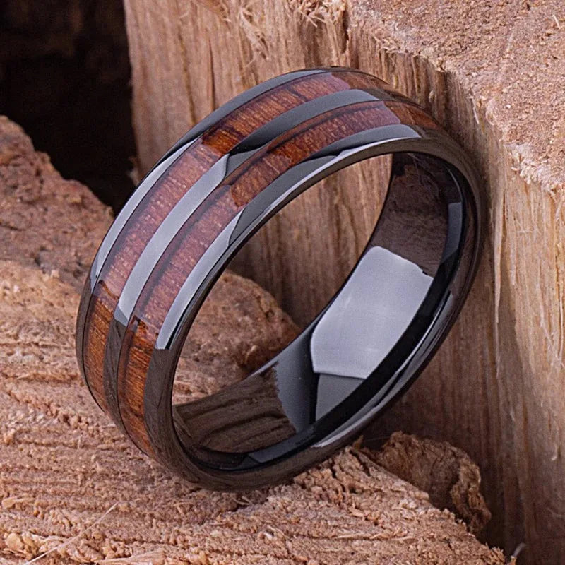 Koa Wood Rings