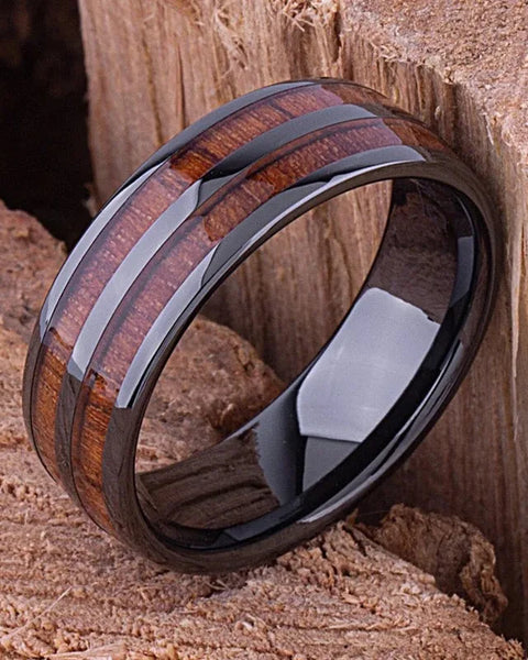 Koa Wood Rings